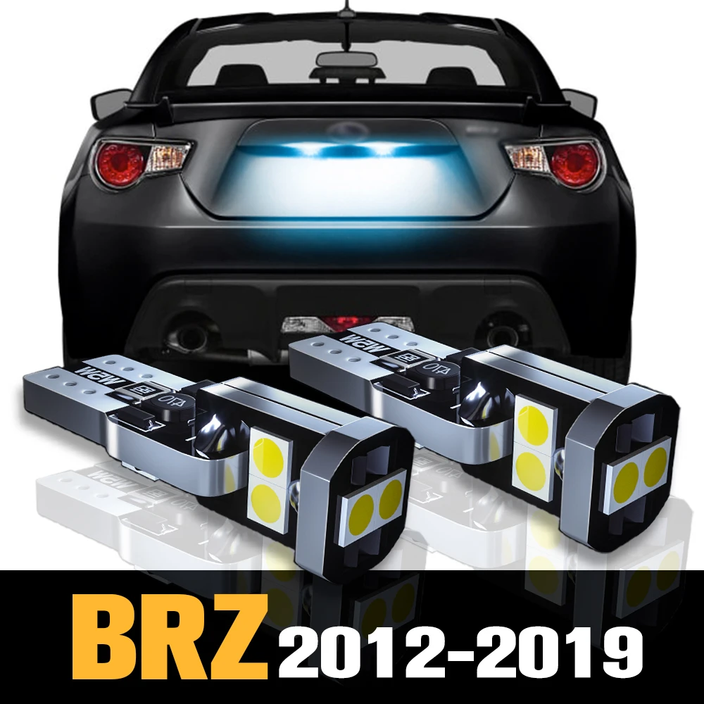 

2pcs Canbus LED License Plate Light Lamp Accessories For Subaru BRZ 2012 2013 2014 2015 2016 2017 2018 2019