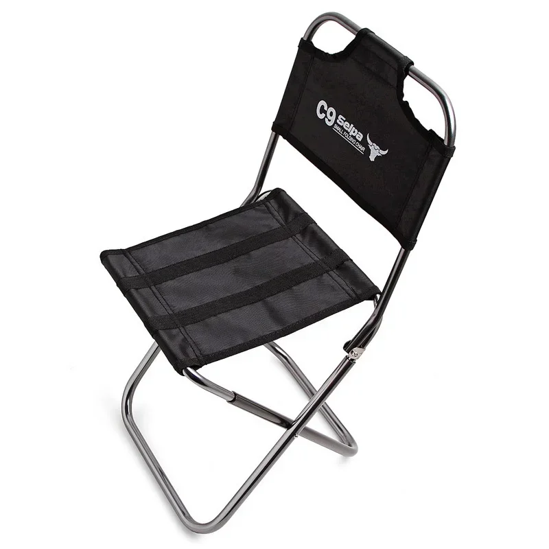 

Portable Foldable Fishing Chair Lightweight Aluminium Cloth Outdoor Picnic Camping Chair Alloy Stool Mountaineering BBQ