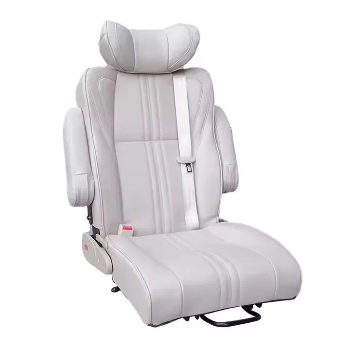 RV Swivel Seat, Wholesale Custom Adjustable Leather Passenger Seat Bed Comfortable Folding RV  Sofa Solution for Camper s