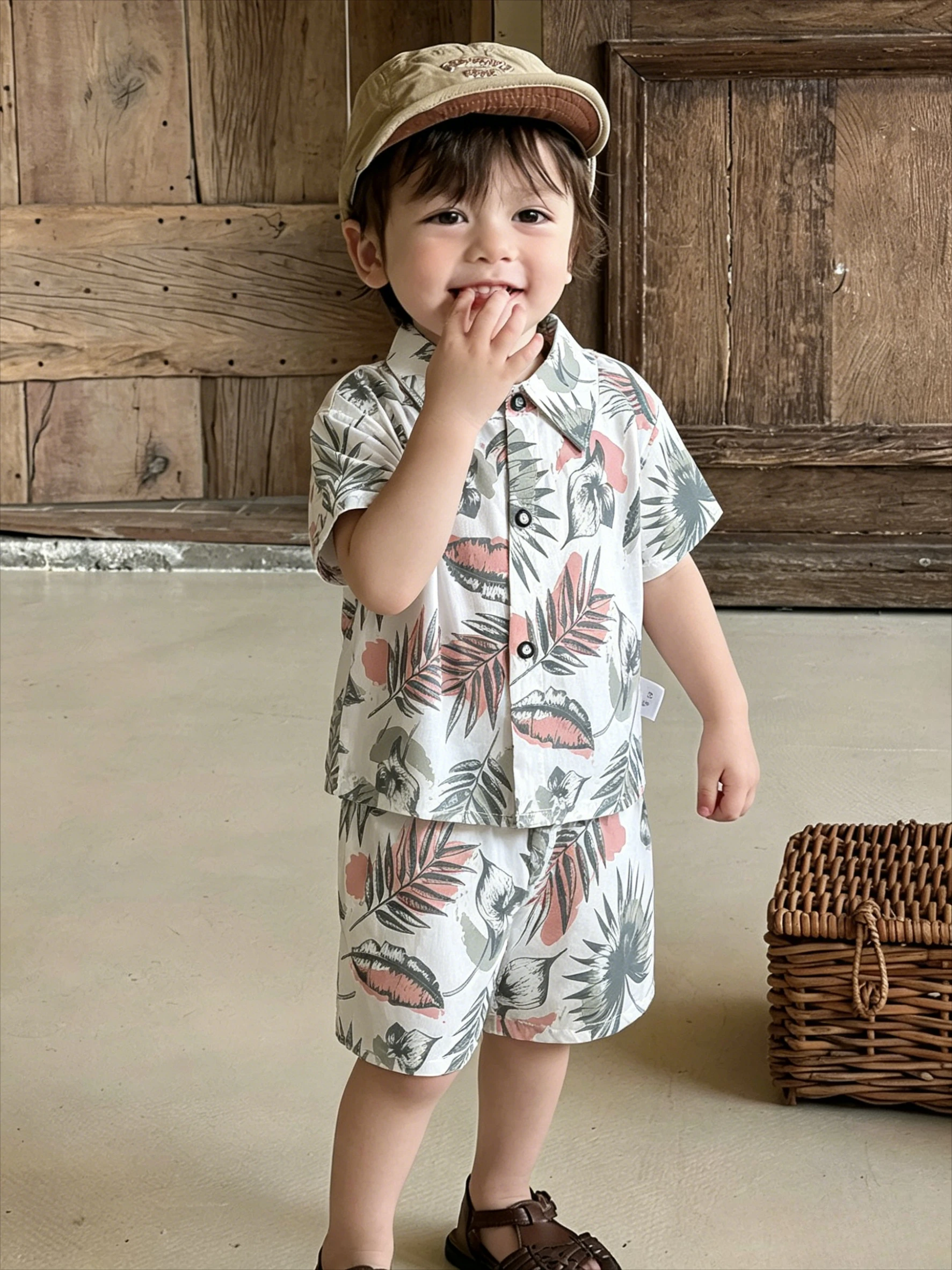 

2026 Summer Dress Childrens Clothing Girls Dresses Stylish Short Sleeved Shirts Childrens Tops Boys Shirts