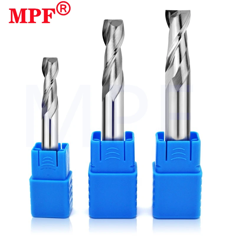 HRC50 2-Flute Flat End Mill Tungsten stainless Steel Carbide For Aluminum Milling Cutter CNC Machining Center Endmills Tools