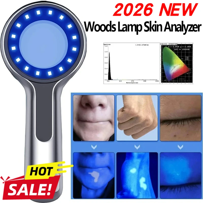 UV-Hautanalyse-Lampe, professioneller Gesichtsscanner, um versteckte Probleme mit Akneporen und Pigmentierung für eine bessere Pflege zu enthüllen