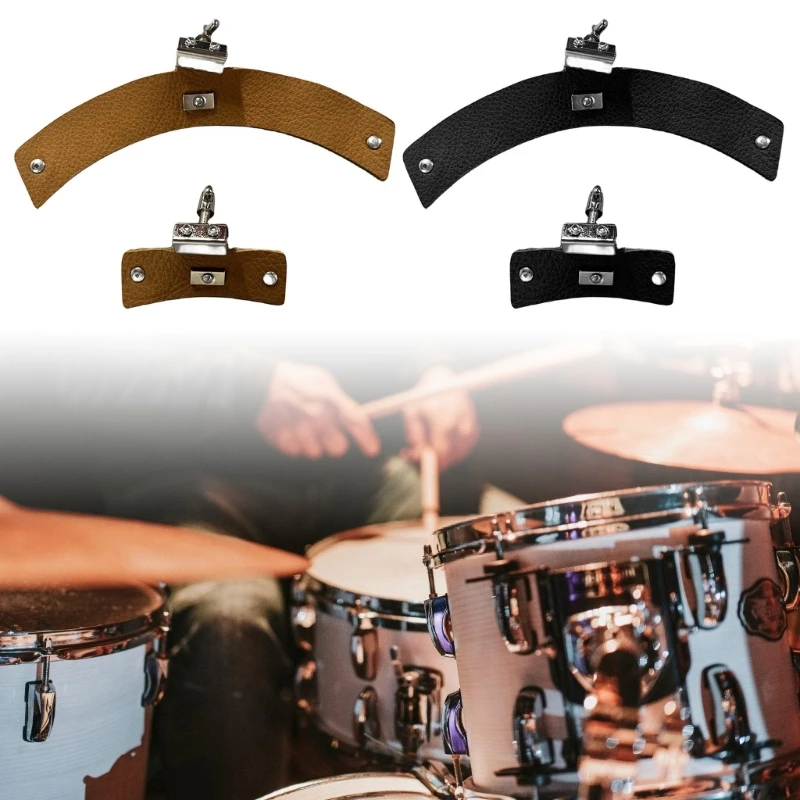 Mute Pads Dampeners for Drum Dampening Pads Drum Accessory Drum Mat Leather Drum Stickers Drum Supplies Drum Dampener 69HD