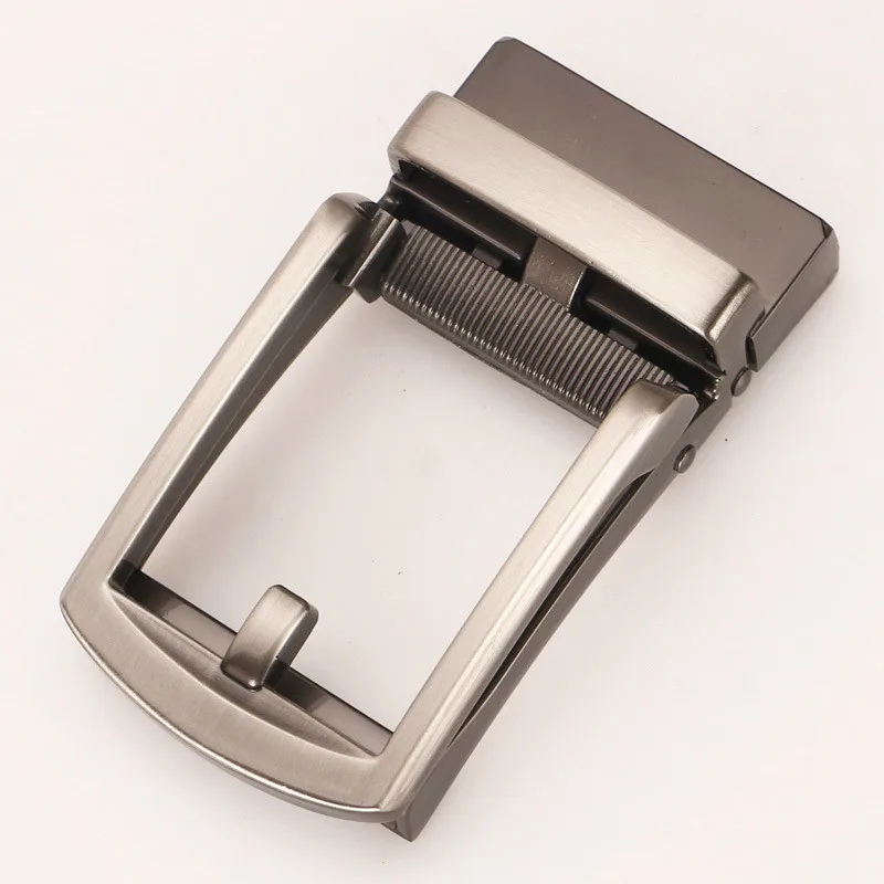 Neuer Herren-Ledergürtel mit Automatikschnalle, 3,5 cm, Authentischer Gürtel für Männer, Trendgürtel, Ceinture, Modischer Designer-Jeansgürtel – Detail 6