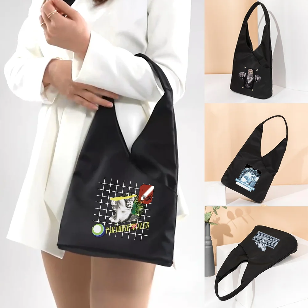 

Handbag for Women Sculpture Series Print Tote Bag Soft Environmental Cosmetic Storage Reusable Harajuku Style Small Sundries Bag