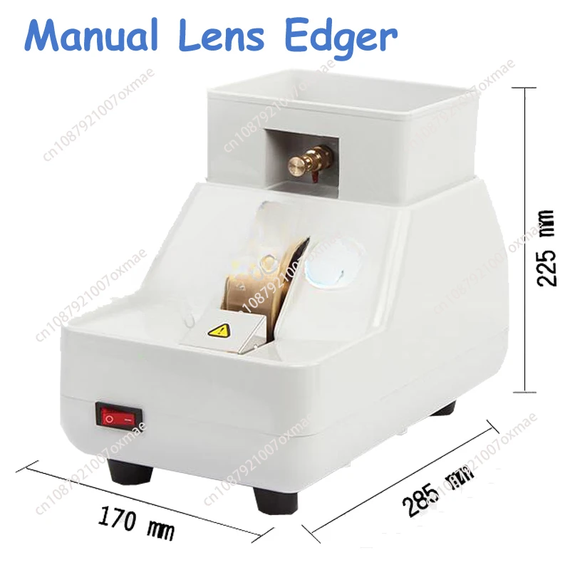 Manual lens edging machine, optical grinding machine, V-shaped grinding machine