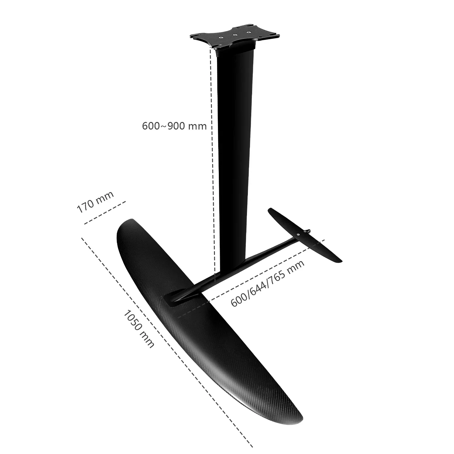 

Водные виды спорта GY1050 Углеродная фольга Доски для серфинга на подводных крыльях Насос из фольги Доска для серфинга на подводных крыльях Серфинг Электрическая доска для змеев