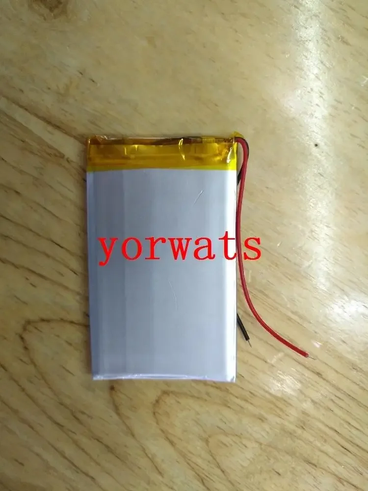 Nowy akumulator litowo-jonowy 3,7 V z akumulatorem litowo-polimerowym 383759   1000mah