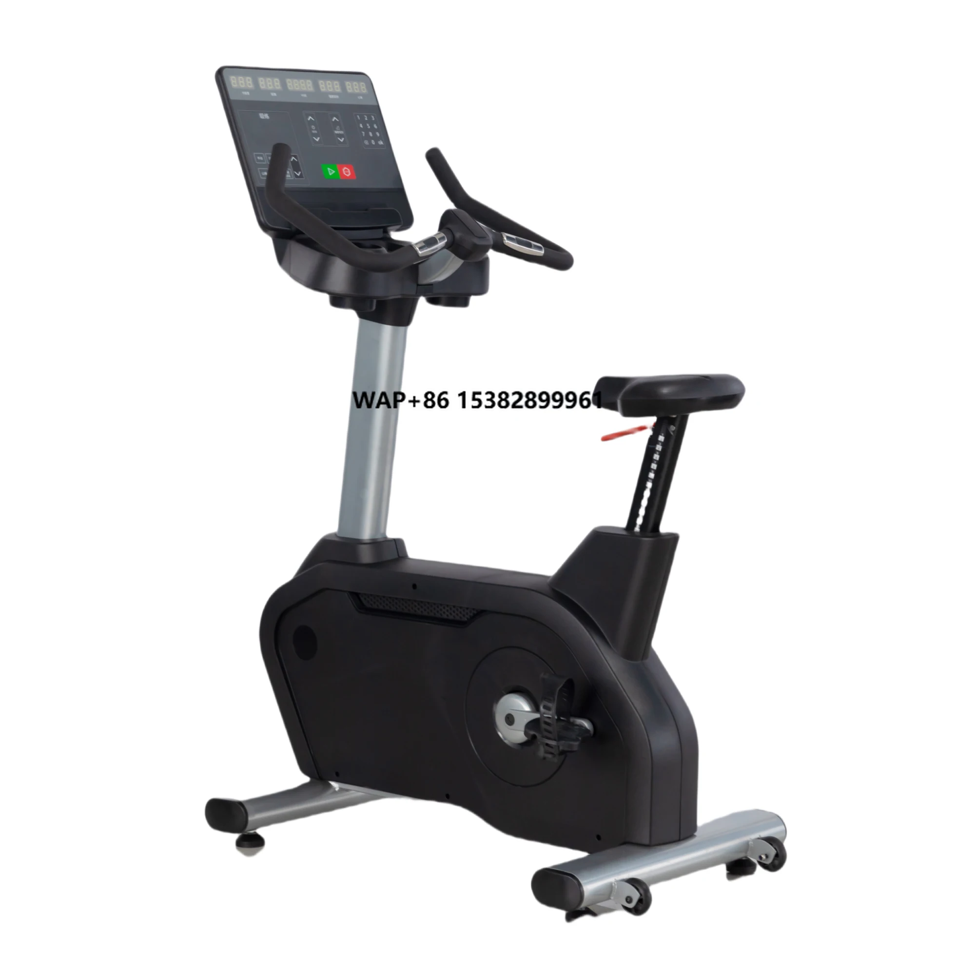 

Hot Selling High-quality Aerobic Training Equipment 20kg Flywheel LED Screen Commercial Magnetic Vertical Fitness Bike Gym