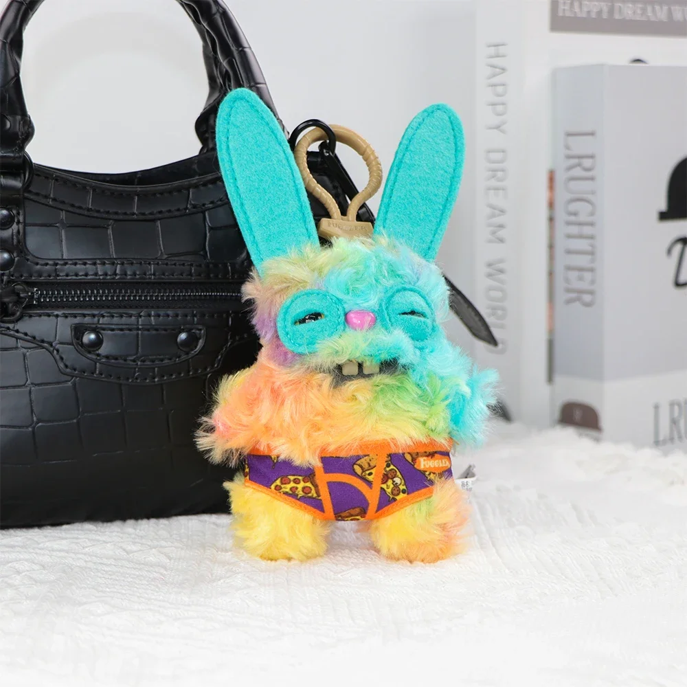 Fugglers Alley Cats Care Bears Plüschtiere Fugg Nuggets Schlüsselanhänger Lustiges hässliches Zahnmonster Taschenanhänger Puppen Rucksackdekoration Taschenbezug – Detail 12