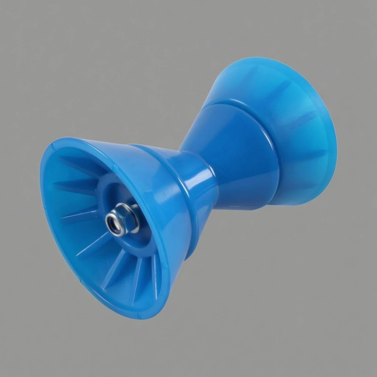 Blue PU Trailer Bow Roller Cushioning PU Bow Roller Assembly Non-Marking Easy to Install for Marine Maintenance, Workshops