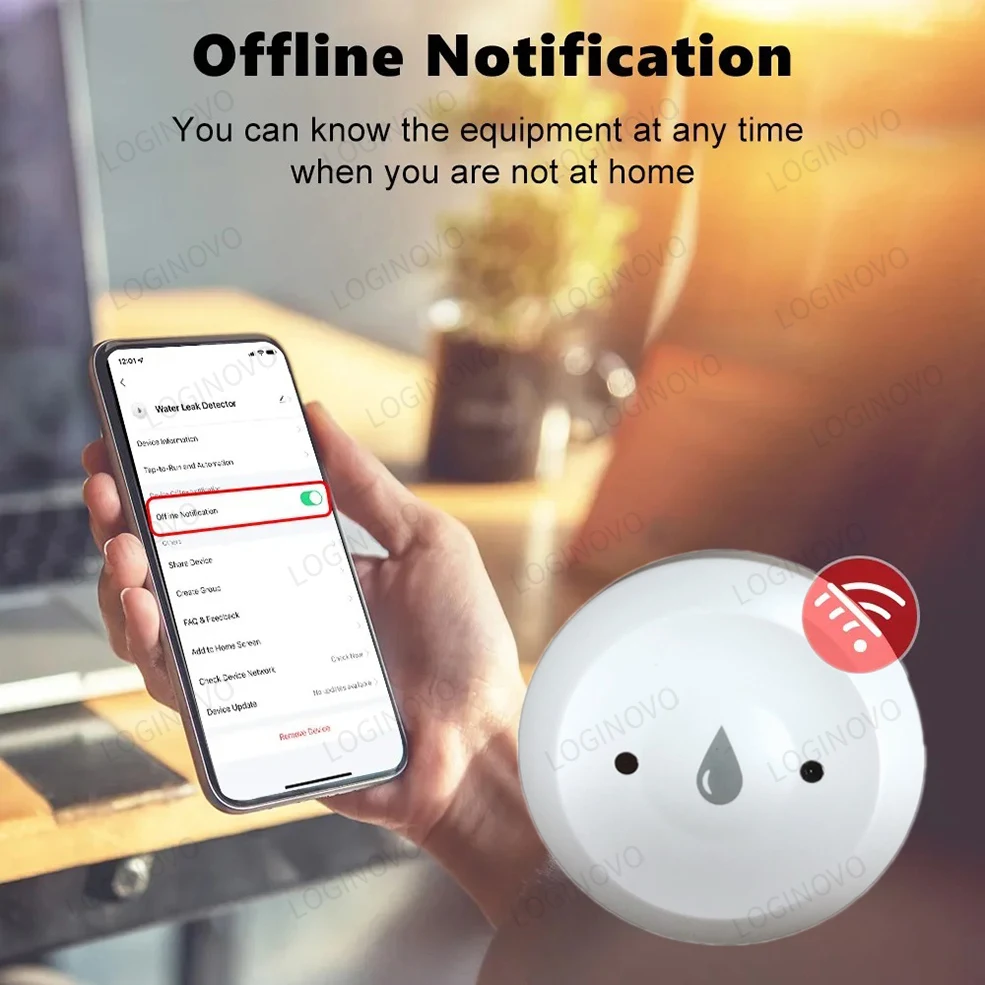 Zigbee Water Leak Sensor Vazamento de Inundação Sensor de Imersão App Detector de Monitoramento Remoto Trabalhar com Zigbee Gateway Tuya Smart Life