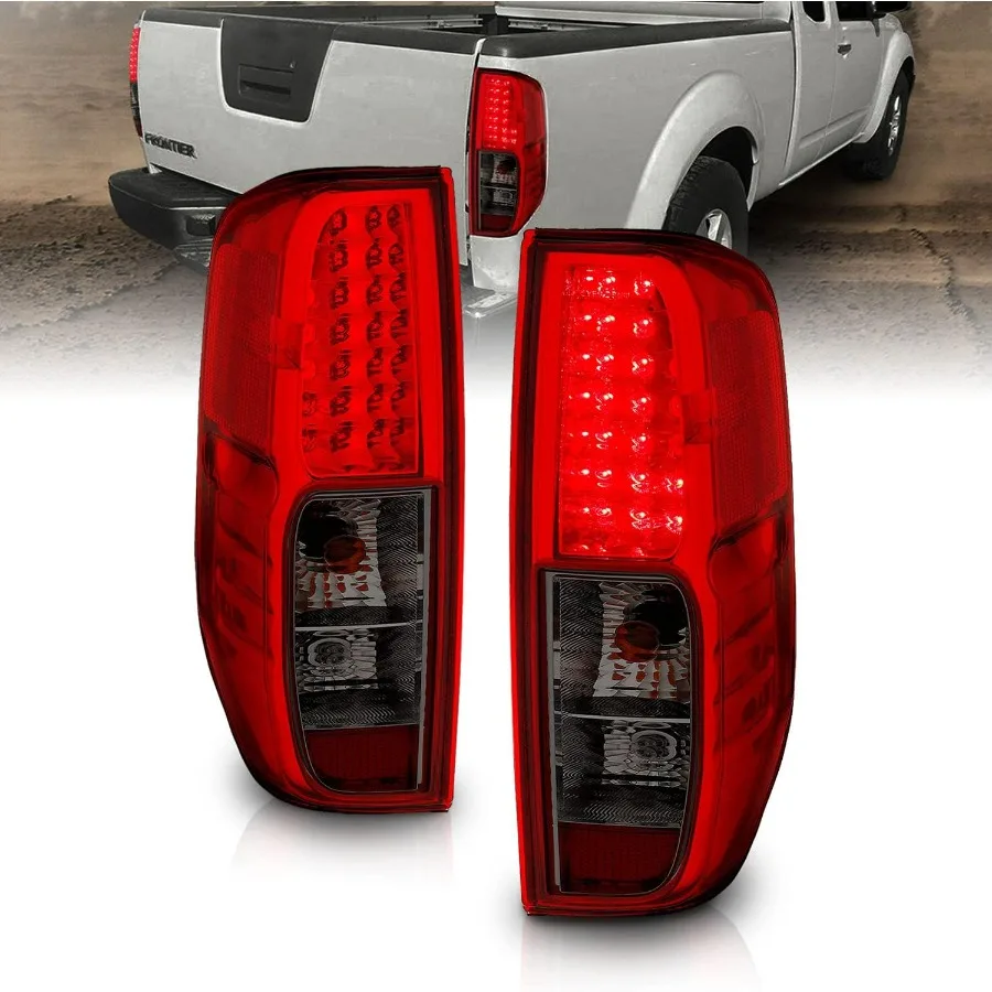 ل 2005-2021 نيسان فرونتير 2009-2012 خط الاستواء الدخان الأحمر LED استبدال الفرامل أضواء خلفية الجمعية مجموعة-الركاب والسائق #2