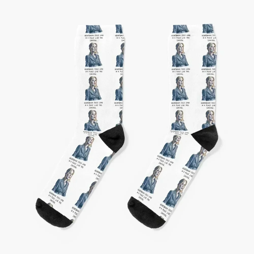 

Nicole Kidman at AMC Socks Christmas set anti slip football hockey Socks For Men Women's