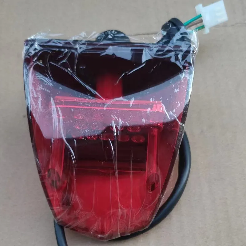 

QM200GY Motorcycle LED Rear Lights Motor Bracket Tail Brake Stop Light For Qingqi