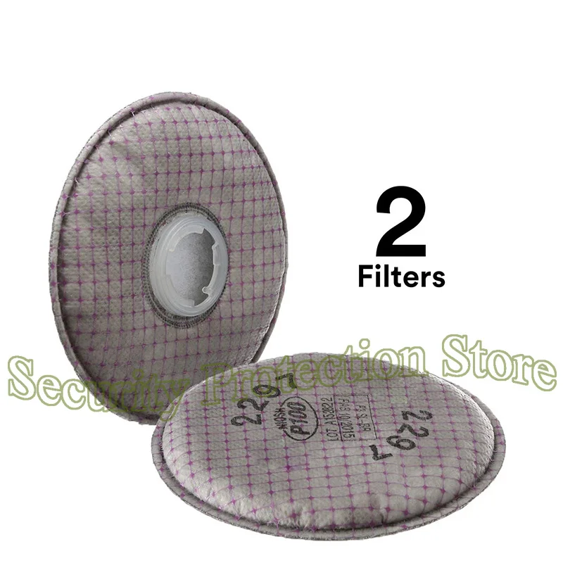 2297/ 2291 P100 مرشح تنفس متقدم يعتمد على الجسيمات مستوى المعاق تخفيف البخار العضوي/التعدين/بناء السفن/القاد #2