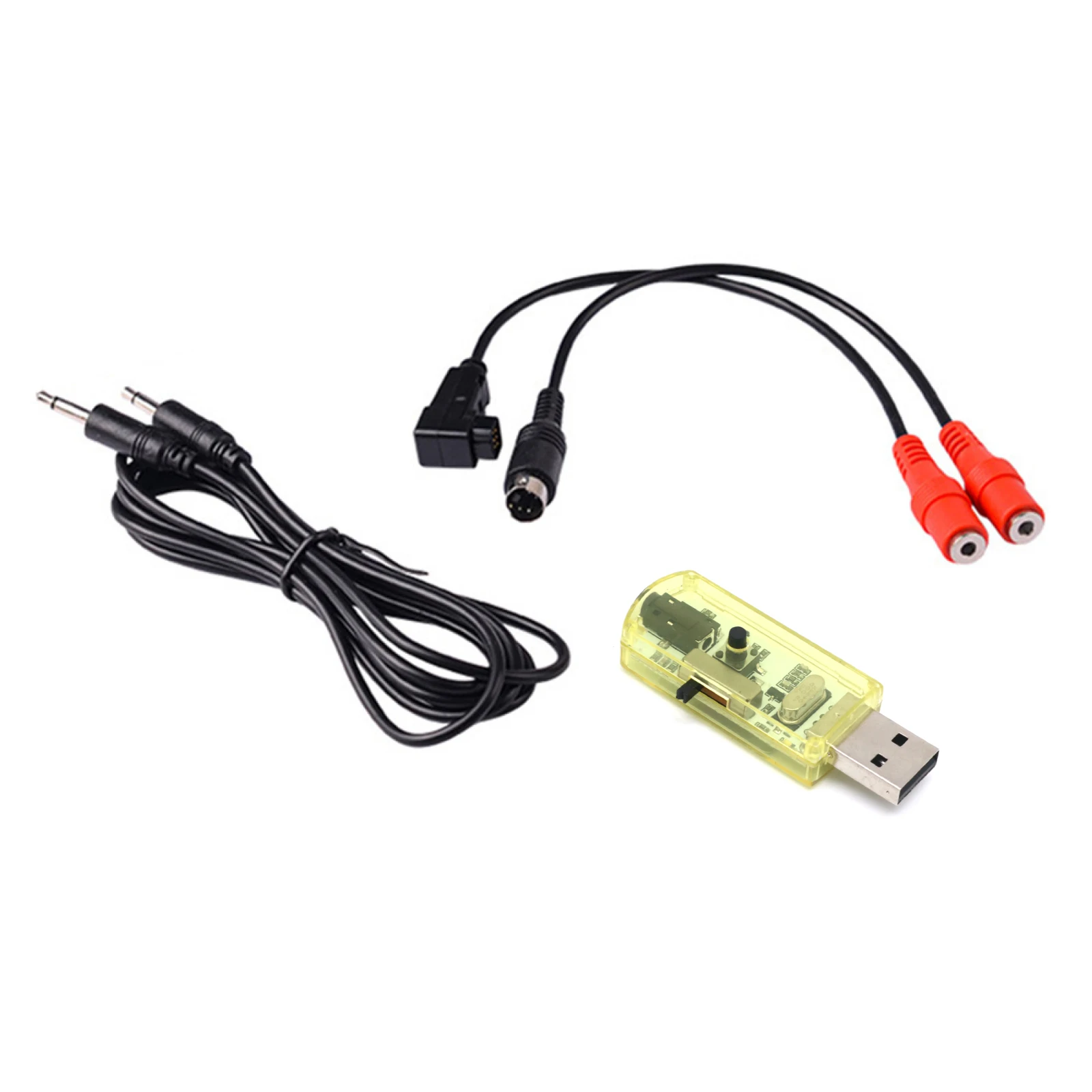 Simulador de vôo usb 30 em 1, interface usb rc e cabo adaptador de vídeo para g7/phoenix/aerofly/fms/vrc fpv rc helicóptero quadcopte