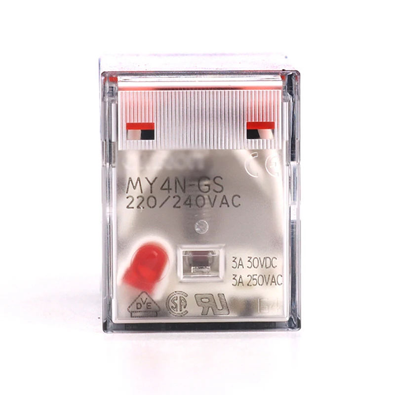 MY-GS миниатюрное реле мощности MY4N-GS DC24 AC24 AC110 DC12 MY4N-GS-C2 DC24 AC220 MY4N-CR-GS AC220