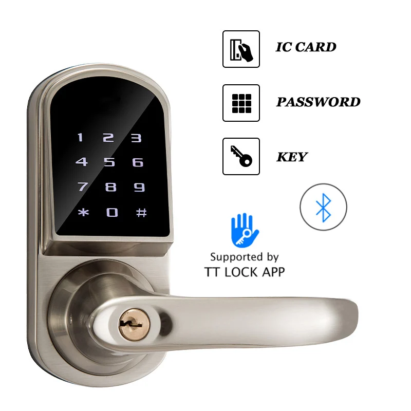 

TTLOCK Bluetooth Lock Smart Electronic Lock Keyless Door Entry Lock Smart Keypad Optional Wifi Hub For Rent Apartment Hotel