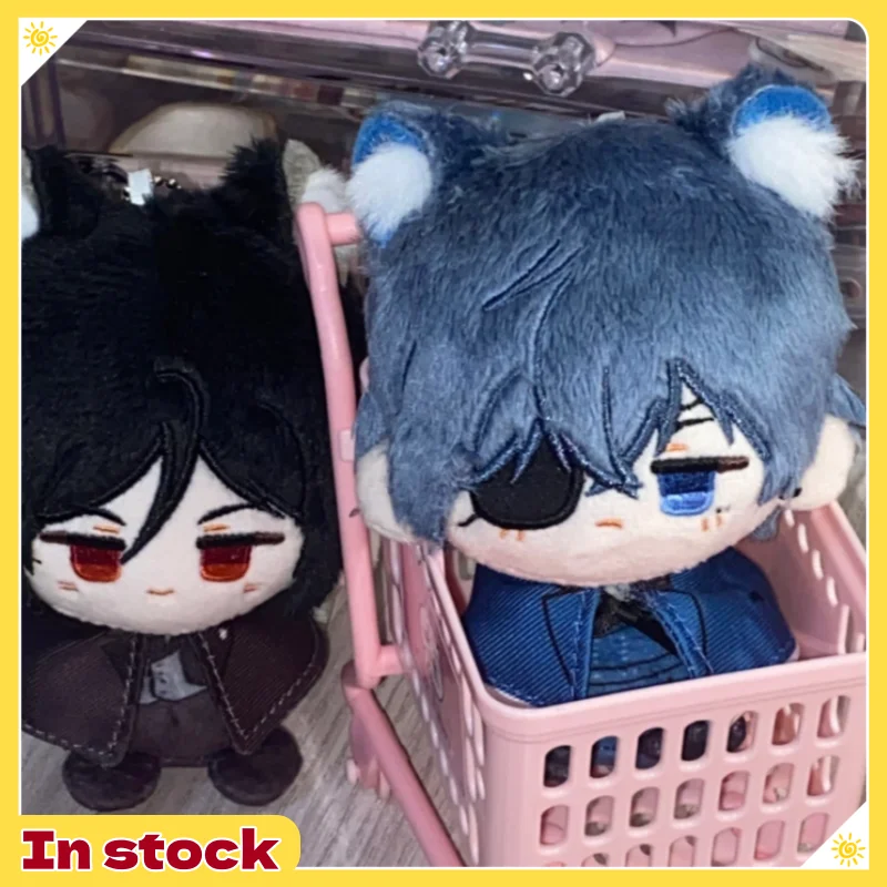 Muñeco de Peluche de Anime Black Butler, Ciel Phantomhive Sebastian, 12 cm, Mini Colgante de Algodón para Fans del Anime, Decoración para Bolsos
