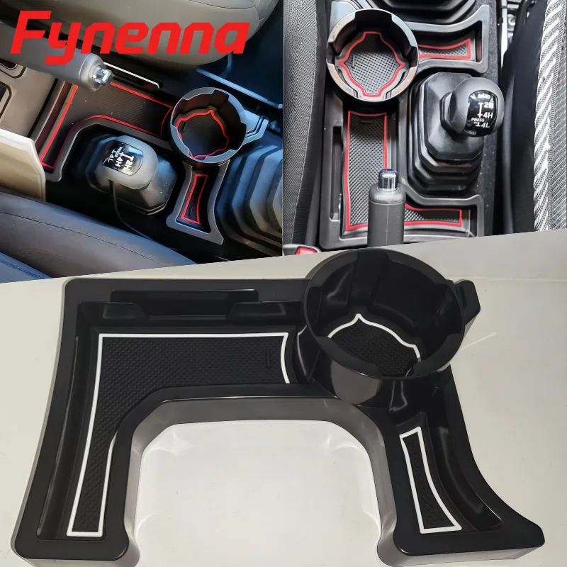 

For Suzuki Jimny Manual Transmission Models Three-Color Floor Mats Center Console Cup Holder Storage Box Storage Compartment