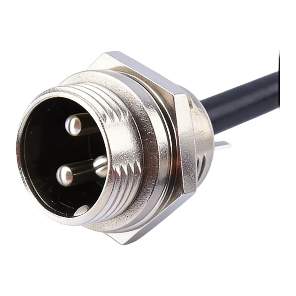 GX16 3-Pin Heat Resistant Aviation Connector for Reliable Connectivity in Automated Control and Monitoring Setups