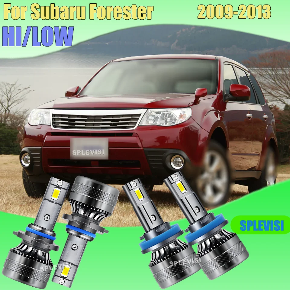 

IP68 Headlight Headlamp LED Bulb Light Lamps Conversion Kit for Safer Long Trips For Subaru Forester 2009-2013 2010 2011 2012