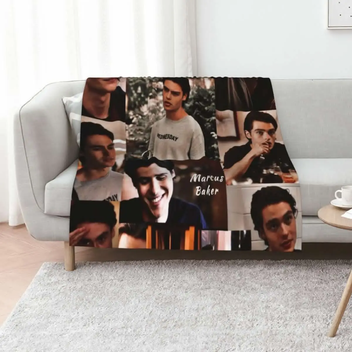 Marcus Baker Collage Throw Blanket Luxury St Soft Big Soft Beds Luxury Sleeping Bag Decorative Throw Blankets