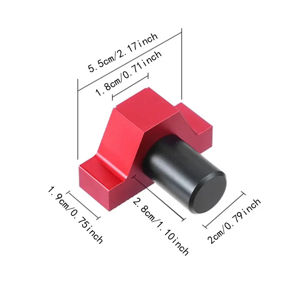 Premium Workbench Peg Brake Stop Aluminum Alloy Durable Table Limit Block Tool Sturdy Construction Crafted Limit Tenon Block