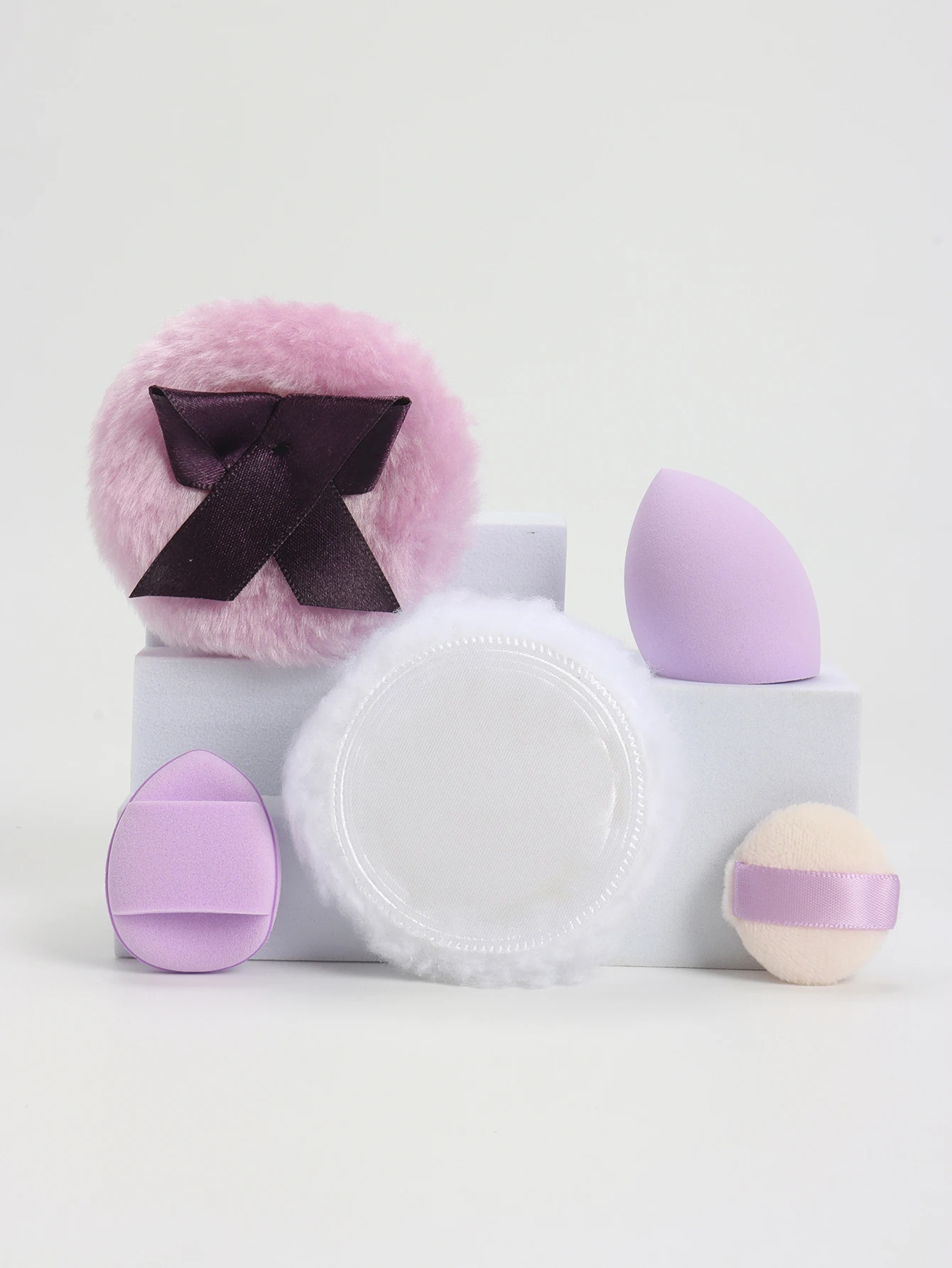 Forma de base en polvo Facial Puff profesional portátil suave cosmético Puff base de maquillaje esponja herramienta de belleza