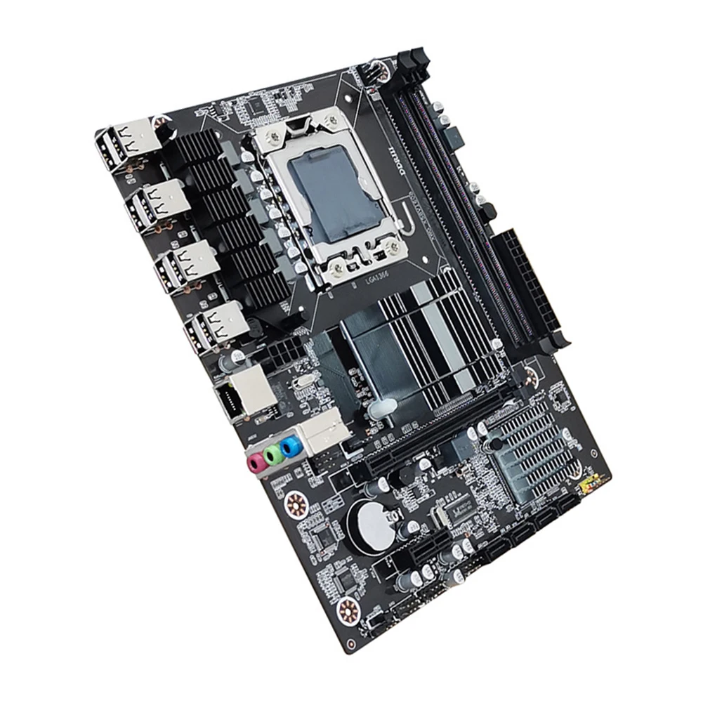 

X58 Настольная материнская плата DDR3 Память LGA 1366 Комплект материнской платы Двухканальная материнская плата компьютера Поддержка E5640 32 ГБ ОЗУ USB 2.0