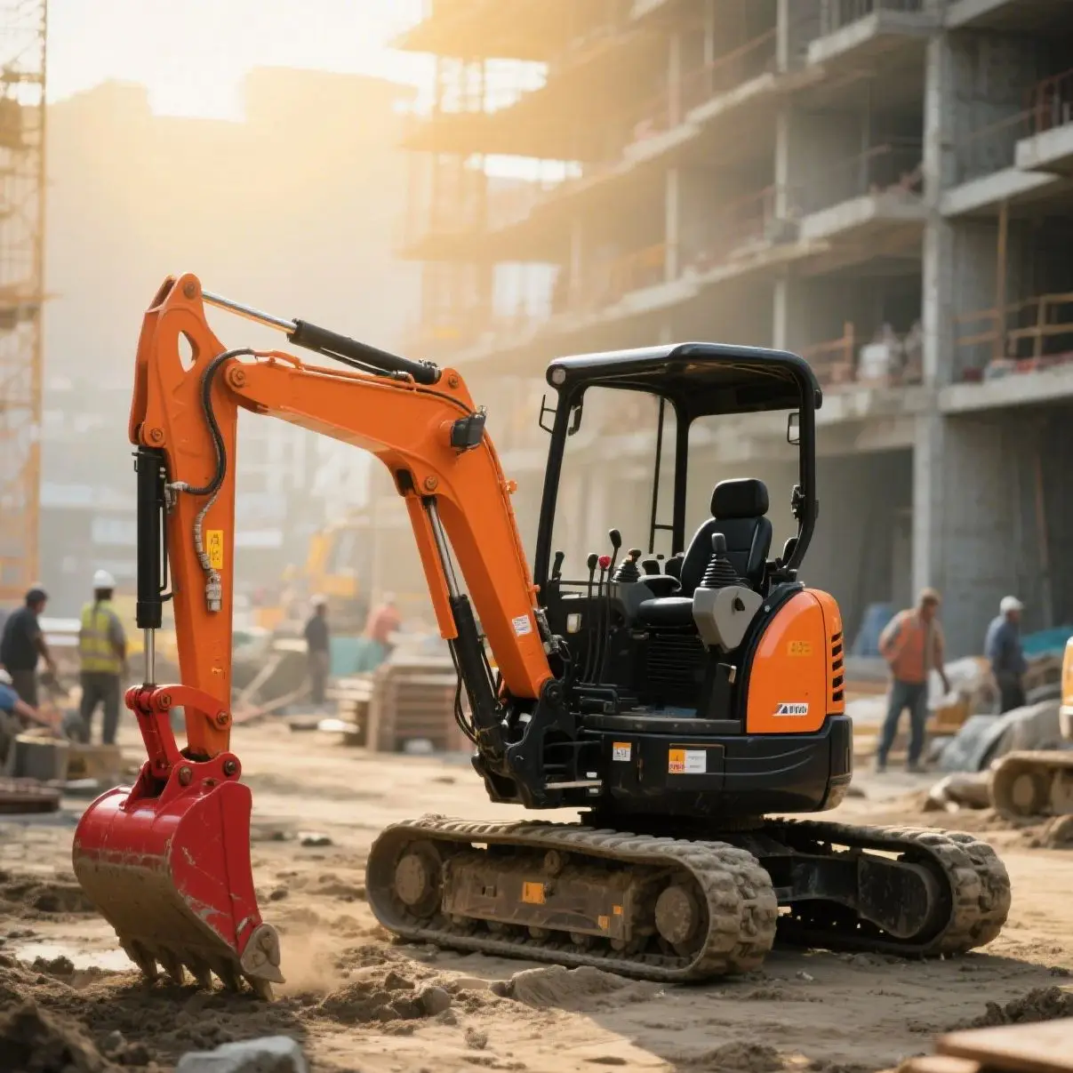 

Compact excavator hydraulic mechanical equipment 2025 new model equipped with engine and spare parts