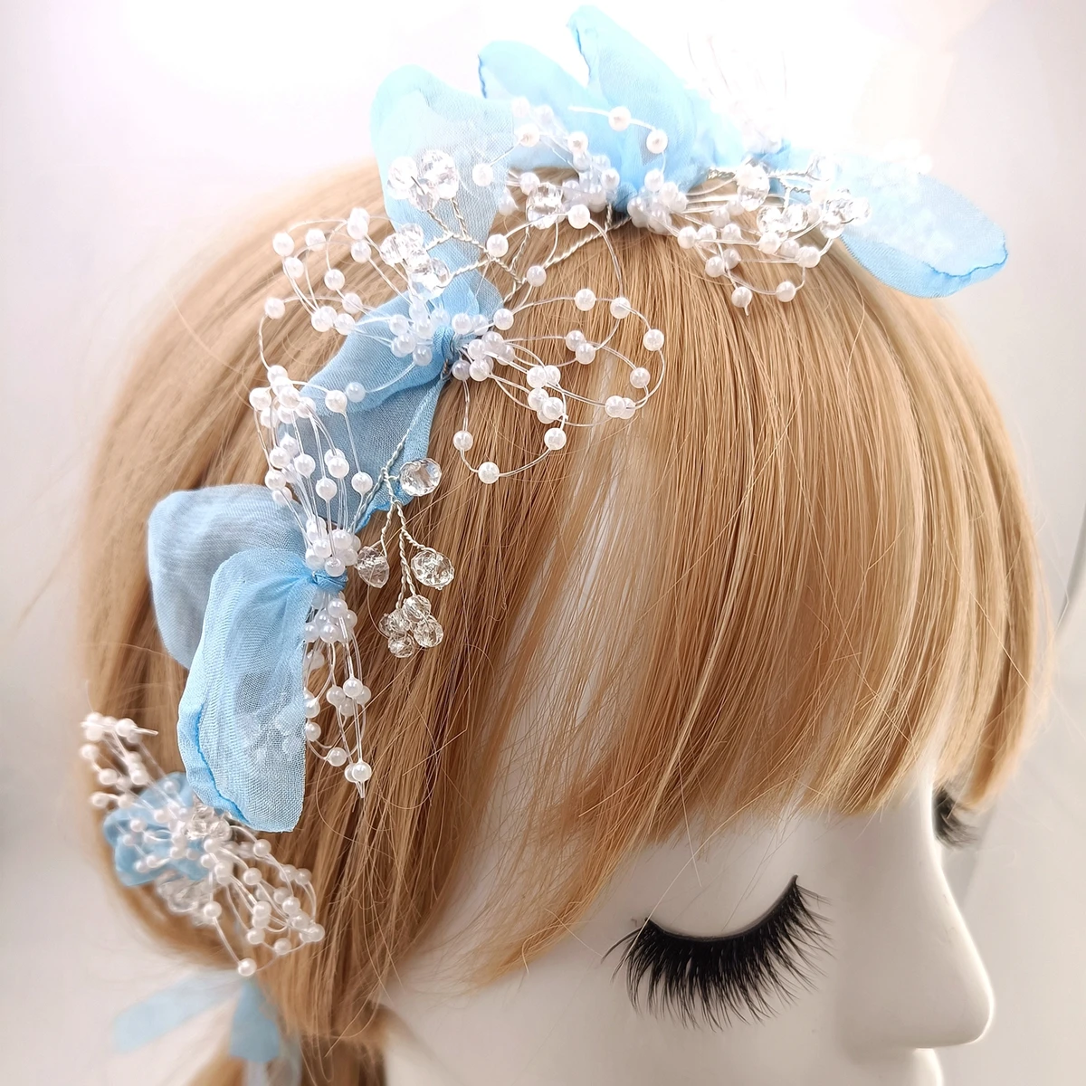 

Милая повязка на голову с веном-бабочкой для детей, детские повязки для волос в лесном стиле, повязка для волос с цветком принцессы, головной убор с цветочным узором для девочек