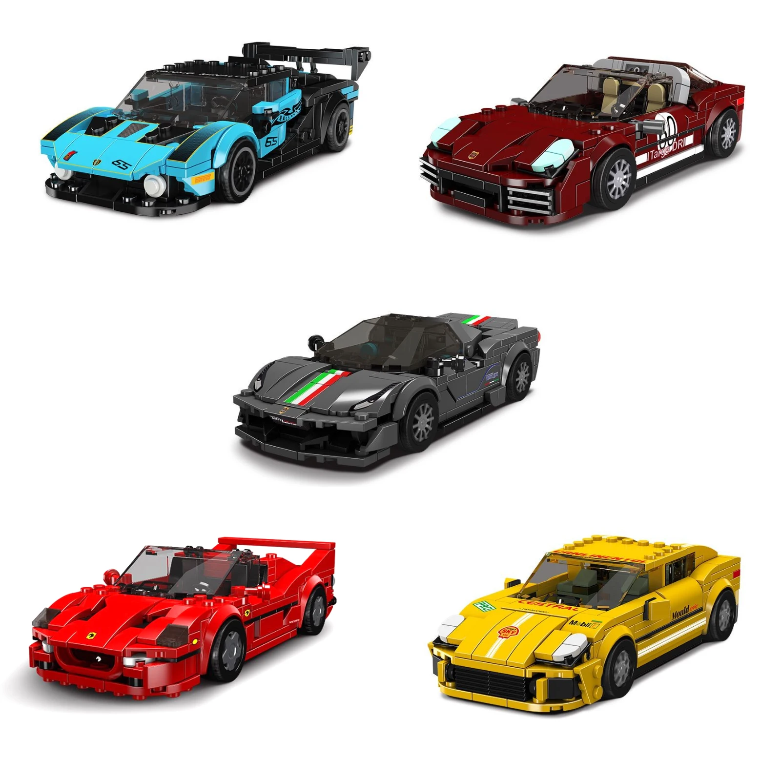 MOULD KING 27065 27068 Mini Car Model DIY Puzzle Building Blocks Educational Toys Roadster Model for Kids Gift