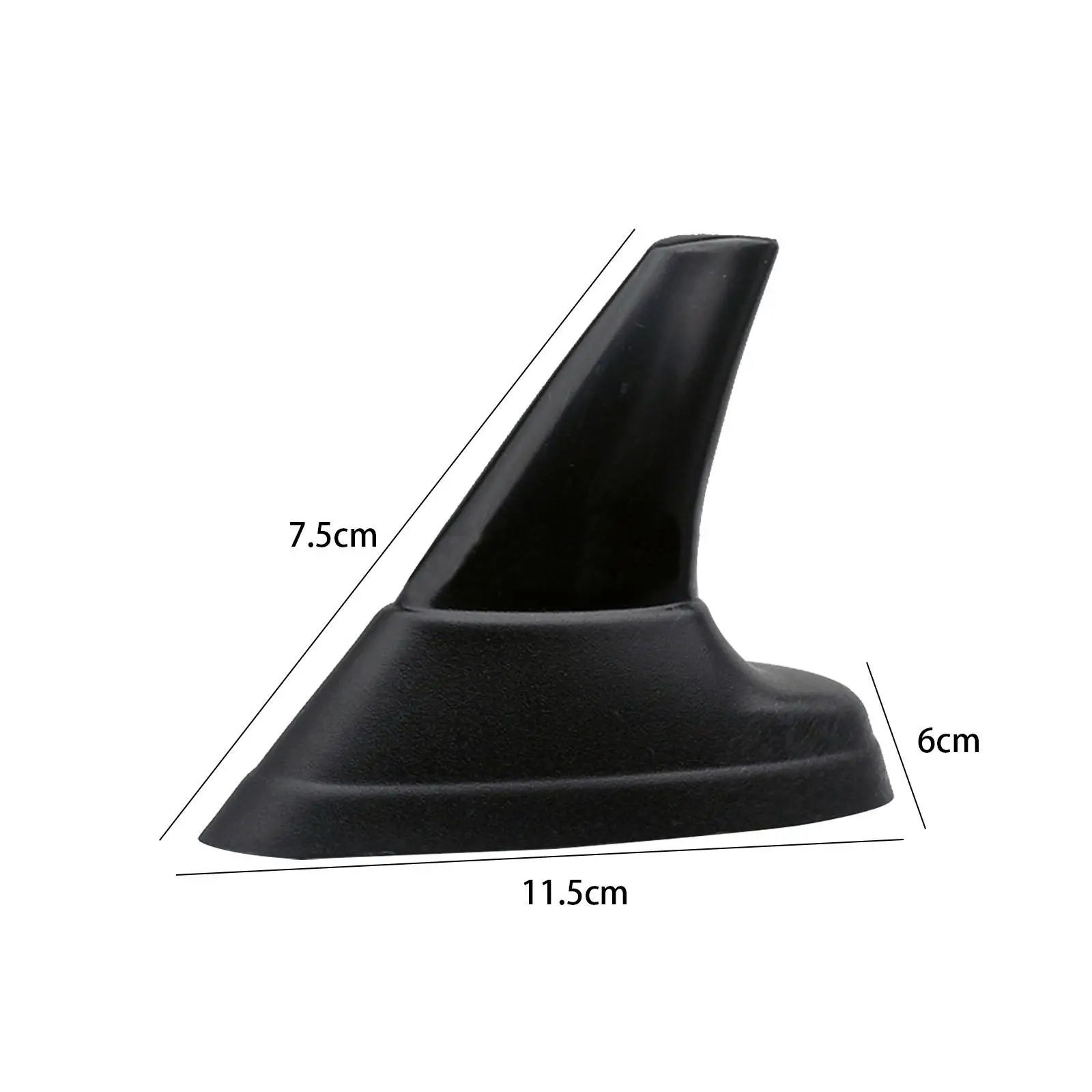 Car Shark Fin Shaped antena do telhado com fita adesiva, acessórios de instalação simples, peças de reparação, elegante, 93, 95
