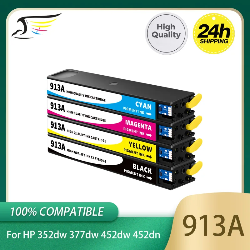 خرطوشة حبر BFHH 973X 973XL 913 913A متوافقة مع طابعات HP PageWide 352dw 377dw Pro 452dw 452dn 477dw 477dn 552dw 577dw #1