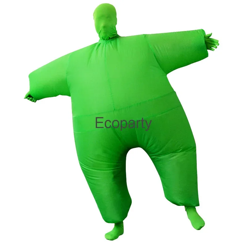 New Halloween Adult Kids Chub Suit Inflatable Costume Blow Up Color Full Body Jumpsuit 10 Colors Inflated Garment For Men Women