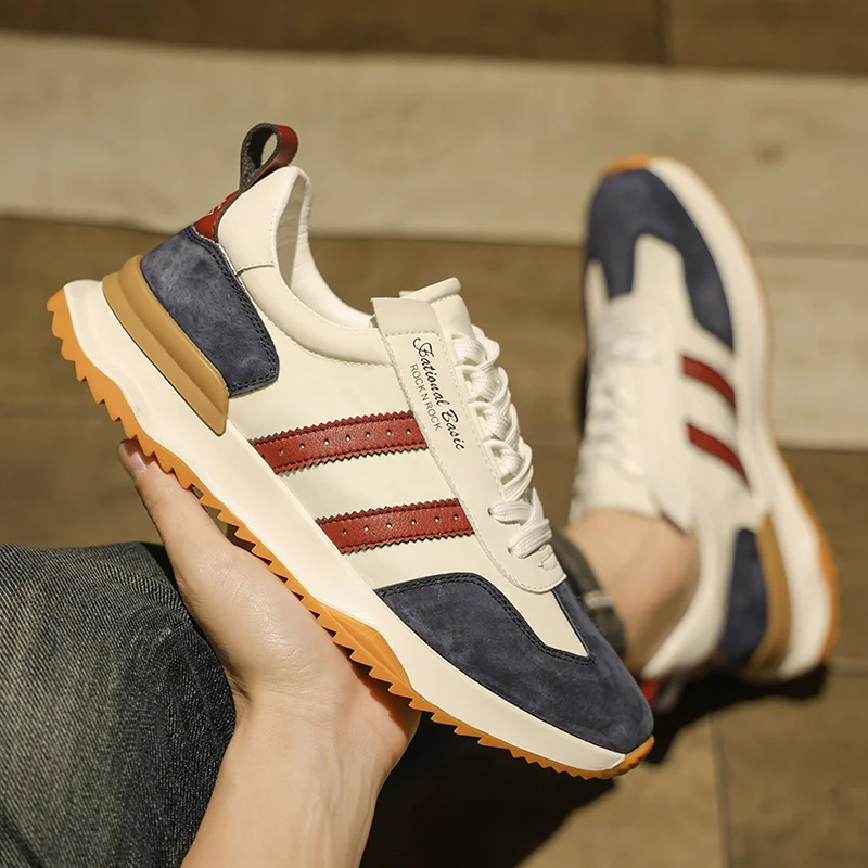 

Men's Shoes Breathable All-match Mesh Shoes Casual Sports Trendy Shoes Men's All-match Wear-resistant Running Shoes for Men