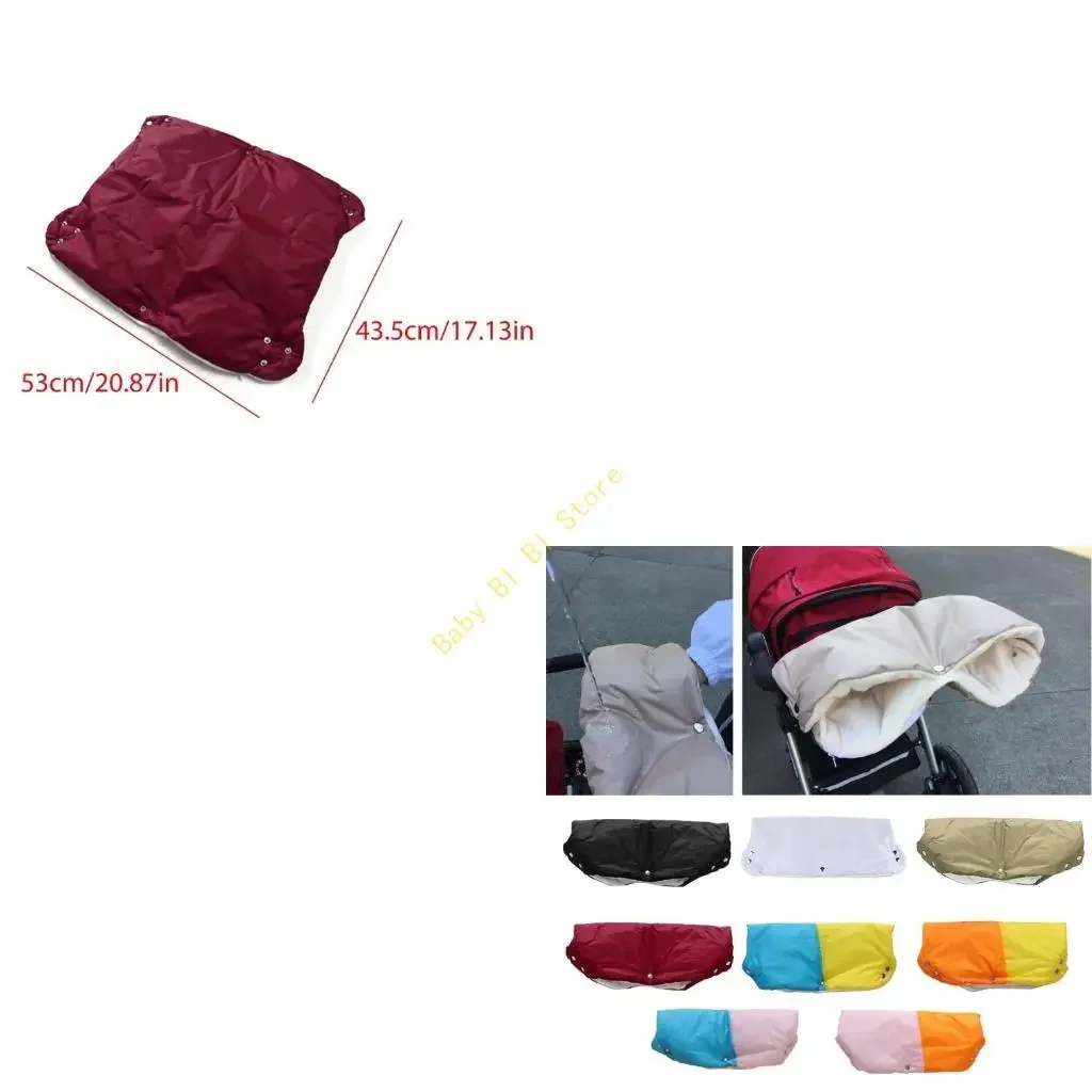 

1pc Toddler Stroller Accessories Armrest Covers Plush Handle Cover Durable 11UC