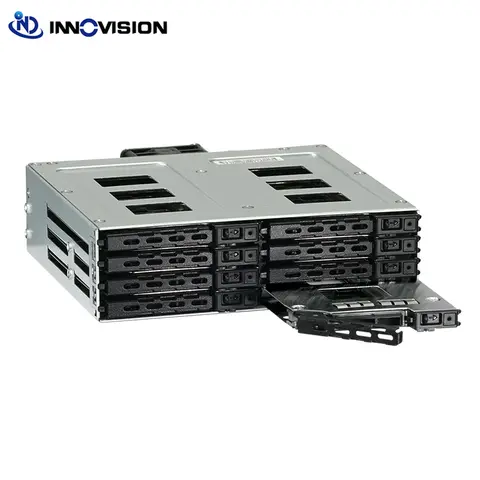 2.5" 8-Bay SATA Hard Drive Enclosure SAS Hard Drive Tray-less Rackmount Array Cabinet