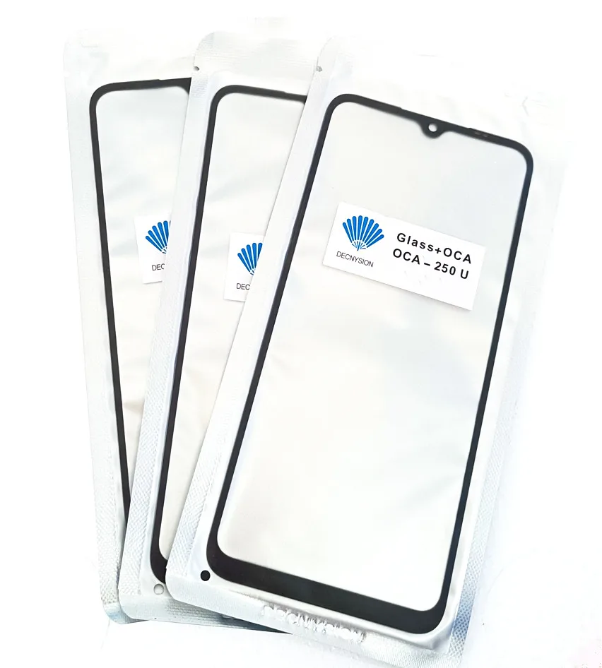 1Pcs/Lot Touch Panel Screen Front Outer Glass Lens With OCA Film For Realme C1 C11 C12 C15 C17 C2 C2S C20 C21 C25 C3 C3i C31 C35