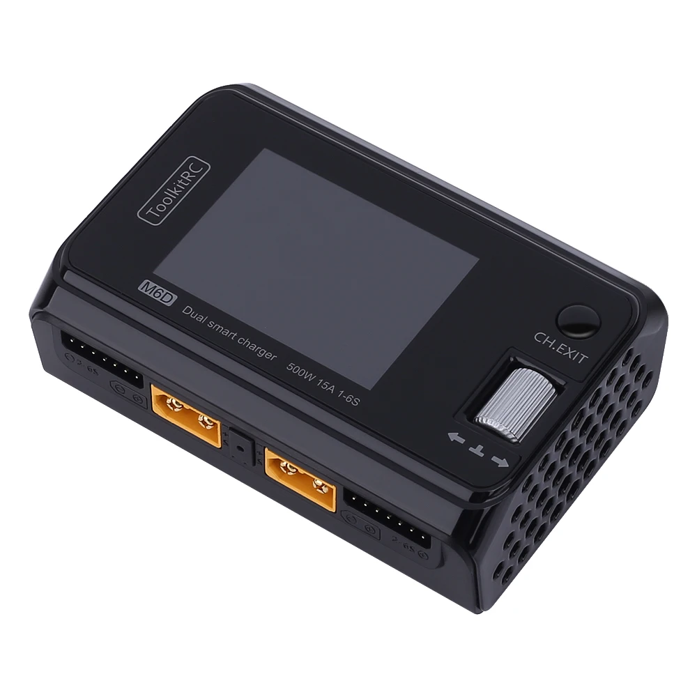 ToolkitRC M6D V3 500W 15A DC Dual Channel MINI Smart Ladegerät Entlader Für 1-6S Lipo Batterie FPV Modell Ersatzteil Ersetzen – Detail 25