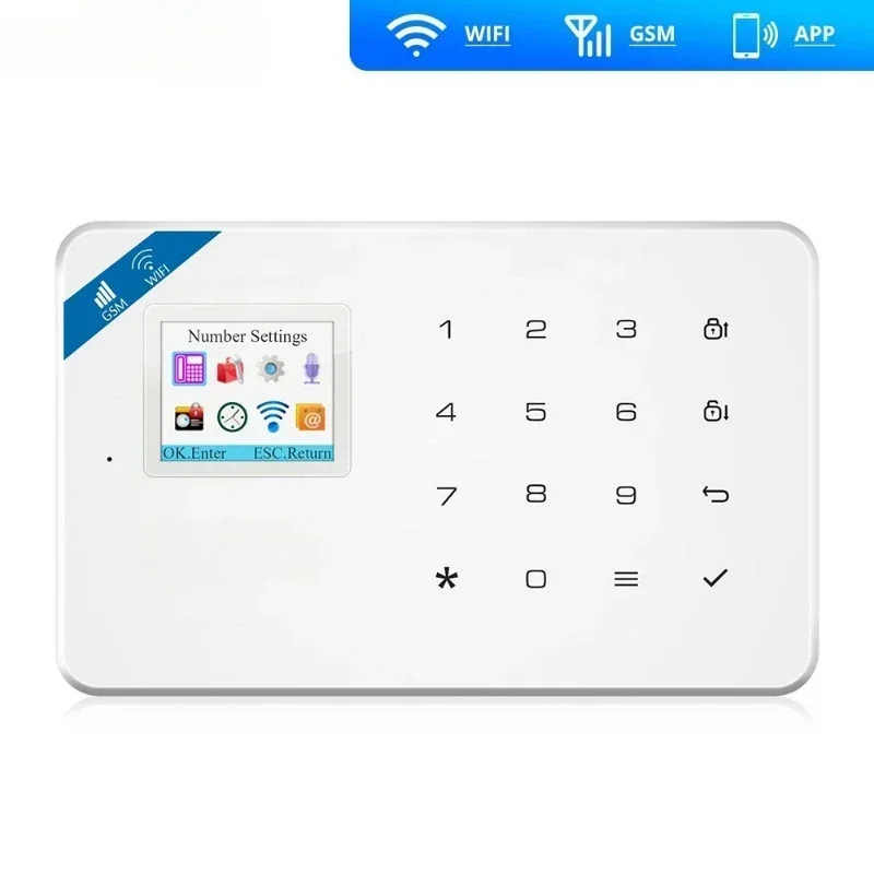 

Hot SalesHot Sales WIFI GSM Smart Security Door Sensor Siren Remote Protection Home Alarm System