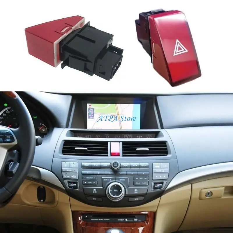 

U13C Car Warning Light Flasher Switch Turn Emergency Switch for 35510-TA0-J02