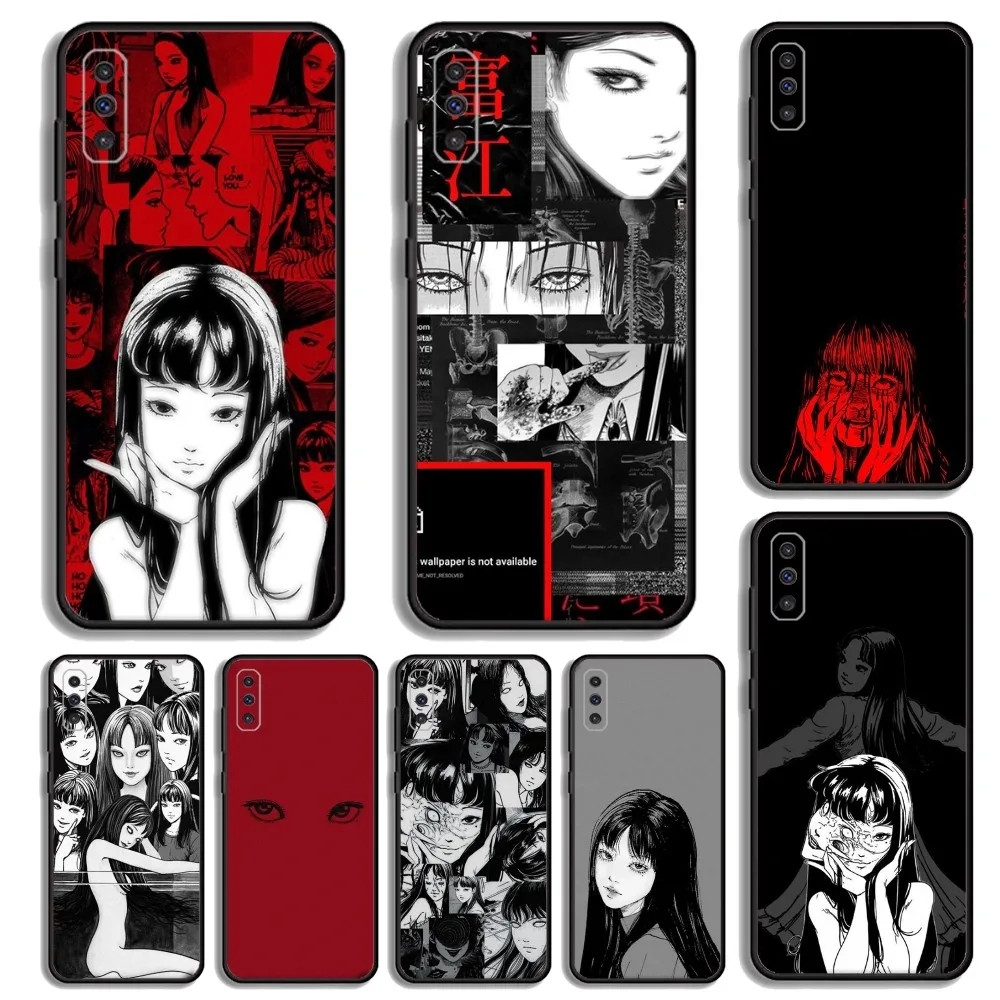 

Anime T-Tomie Kawakami Phone Case For Samsung S23,23,22,30,21,10,9,Note20 Ultra,Lite,Ultra,5G,Plus,FE,Black Soft Case
