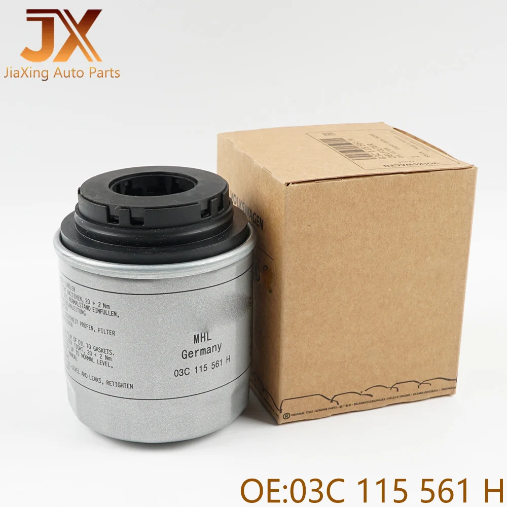 03C115561H NEW Oil Filter For EA111 1.4T Audi A1 A3 VW Tiguan Jetta Sciricco Beetle Polo EOS Golf MK6 Fabia Yeti 03C 115 561 H