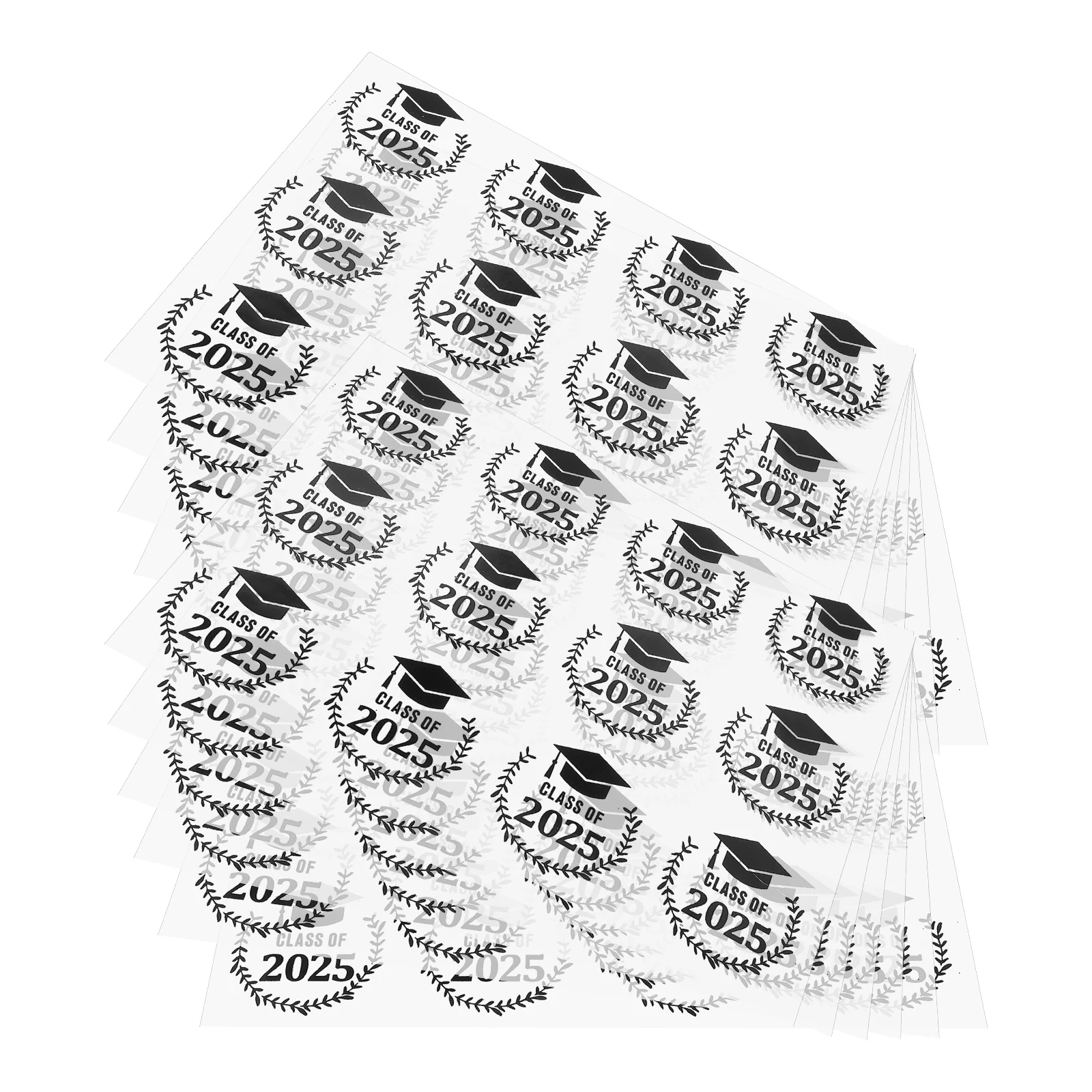 

120 шт. выпускные наклейки самоклеящиеся водостойкие золотые фольги декор для вечеринки школьные принадлежности ремесла подарочные этикетки