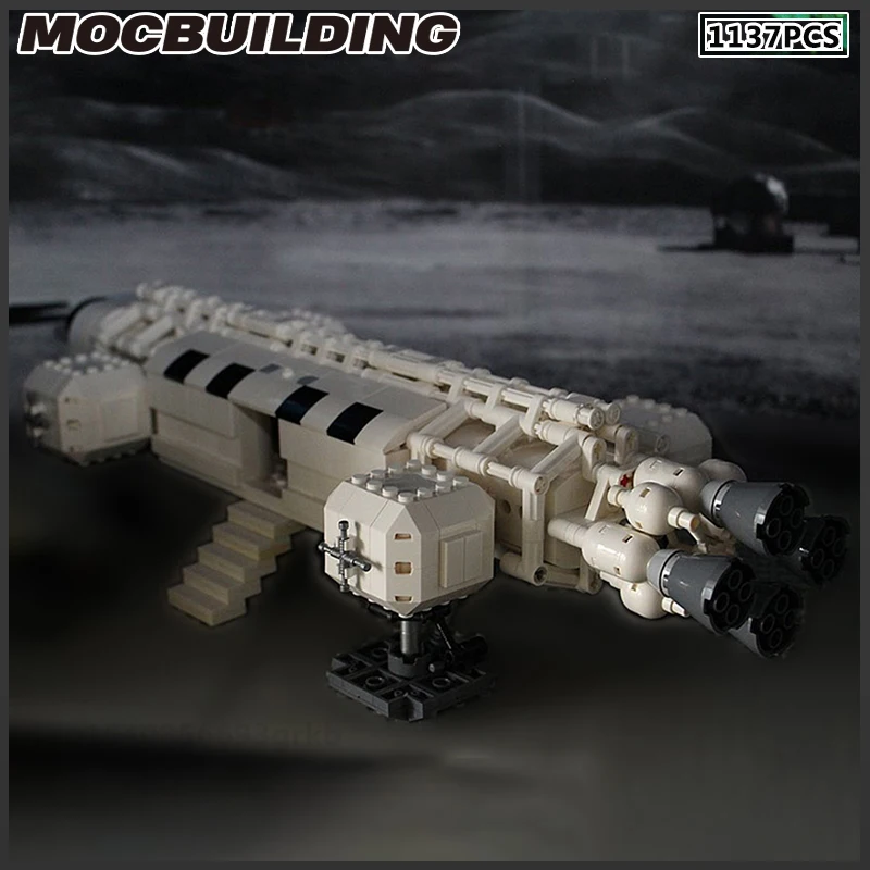 MOC Building Blocks Space 1999 Eagle Transporter Shuttle DIY Assemble Bricks Model Rocket Toys Christmas Gifts Birthday Present