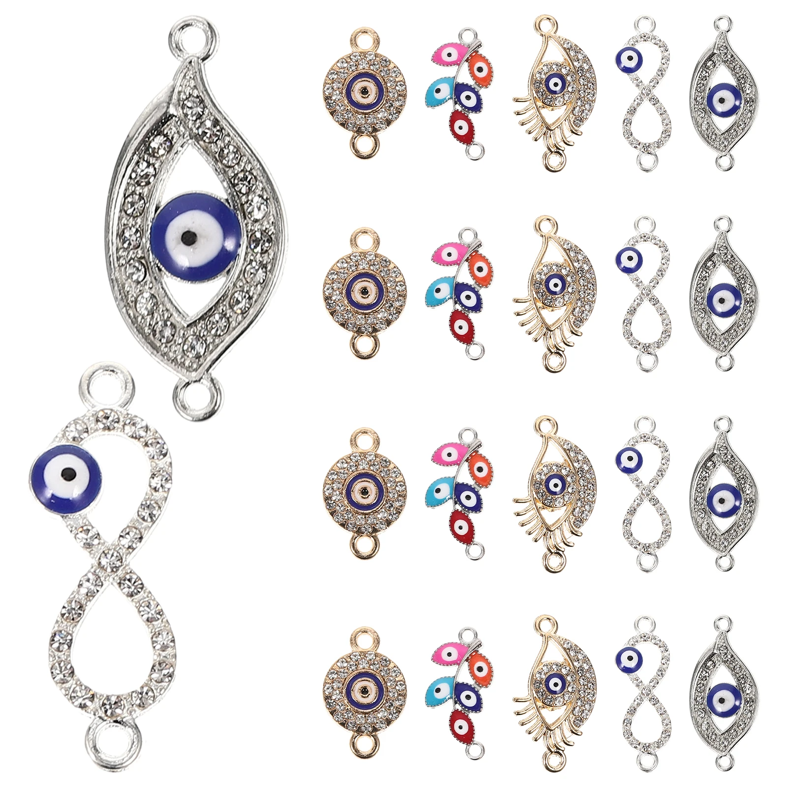 

Evil Eye Charms Jewelry Making Supplies Durable Material DIY Gifts Necklace Pendants Bracelet Connectors Beads Accessoriesevil