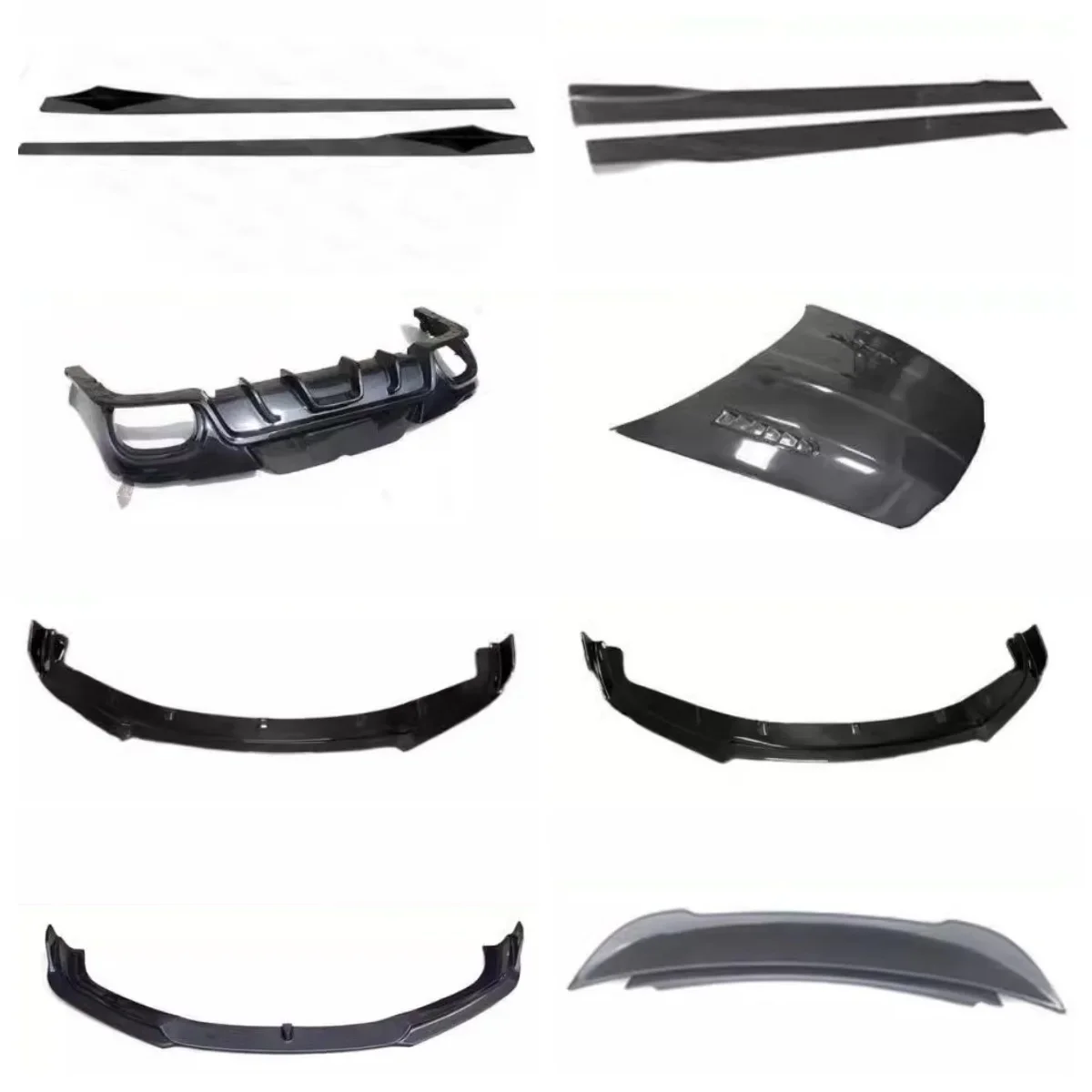 

Carbon fiber Body kit for Porsche Panamera 970.2 2014-2016 modified Engine cover Front lip Rear lip Side skirt Tail wing